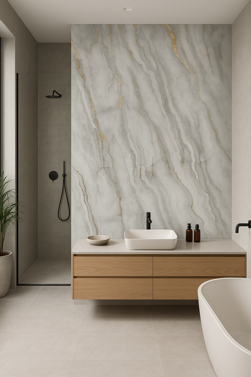 Zlata Megla - Stenski Paneli 260x122cm